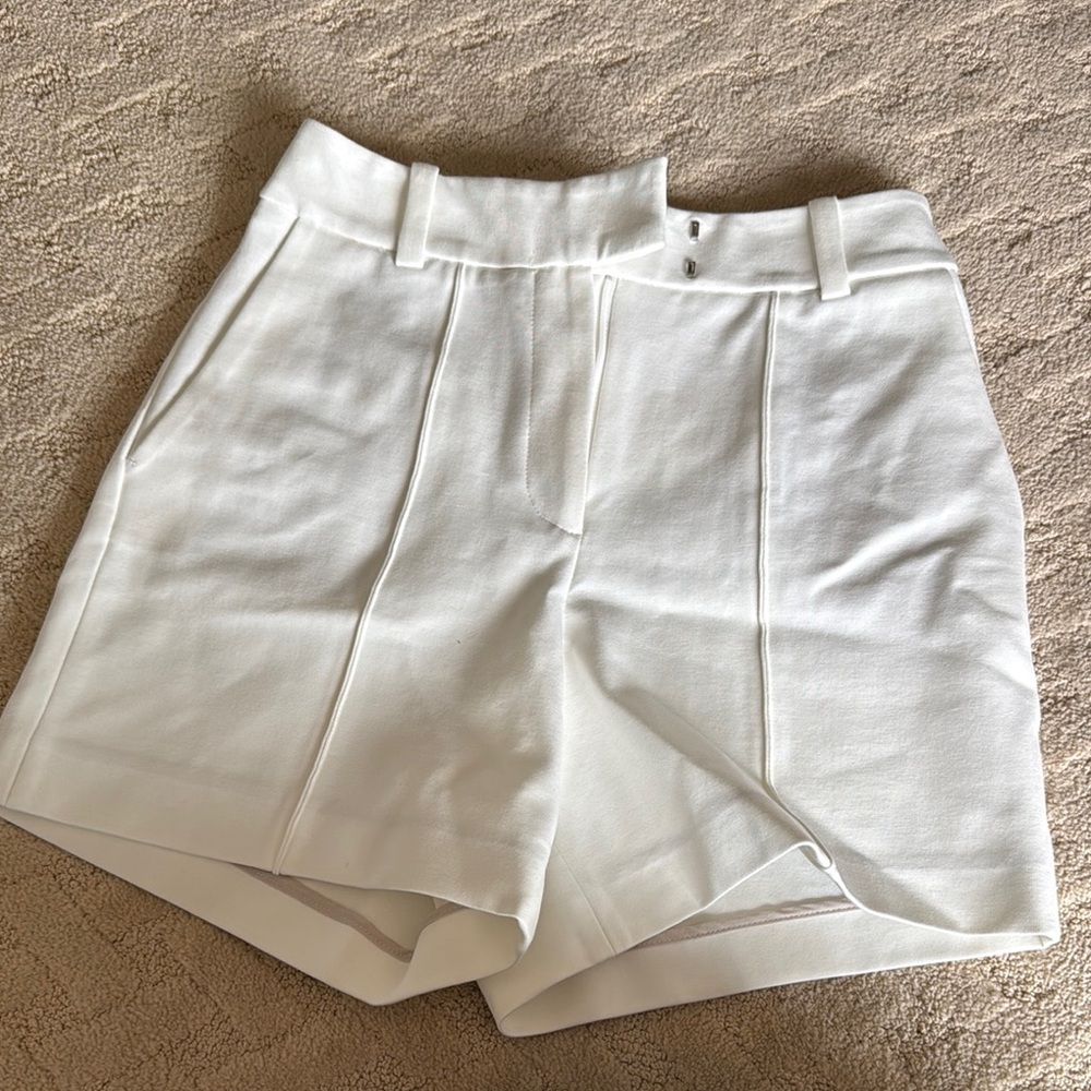 Classic Six Lauren Shorts (White Tailored Women's Shorts)